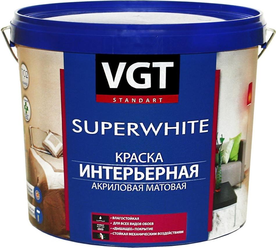 

Краска VGT ВД-АК-2180 Интерьерная влагостойкая База А 1.5 кг (супербелый)