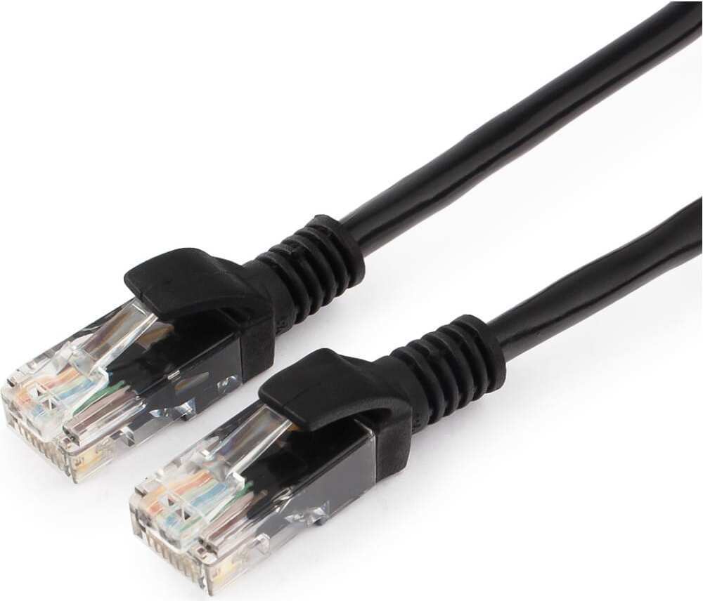 

Патч-корд Cablexpert PP10-2M UTP 2м 5e черный (PP10-2M/BK)