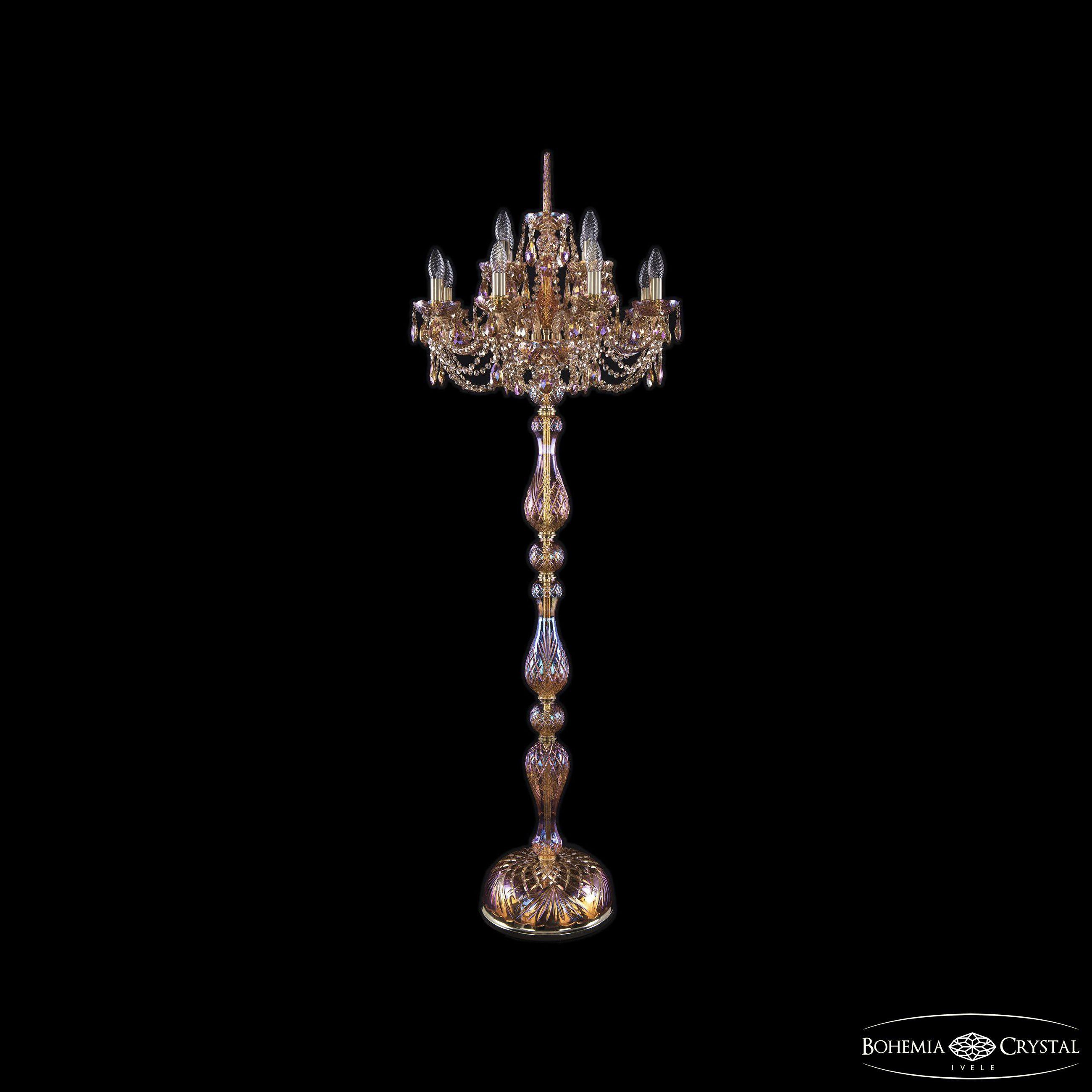 

Торшер Bohemia Ivele Crystal 1406T1/8+4/195-165 G M777