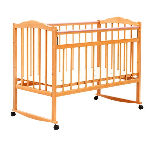 

Детская кроватка Bambini М 01.10.09 натуральный, Классика М.01.10.09 на колесах