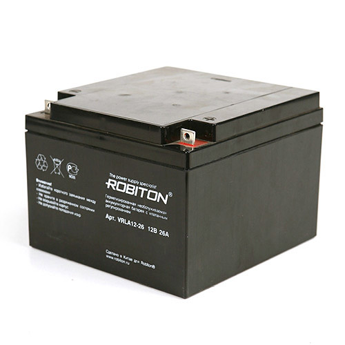 

Аккумулятор Robiton VRLA12-26 [БЛ7637], VRLA12-26