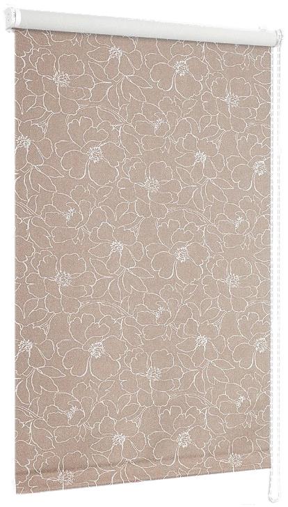 

Рулонная штора Delfa Сантайм Металлик Камелия СРШ-01М 72205 81x170 бежевый, Сантайм Металлик Камелия СРШ-01М 72205 81x170