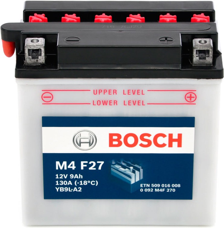 

Мотоаккумулятор Bosch YB9L-A2 509016008 (0092M4F270)