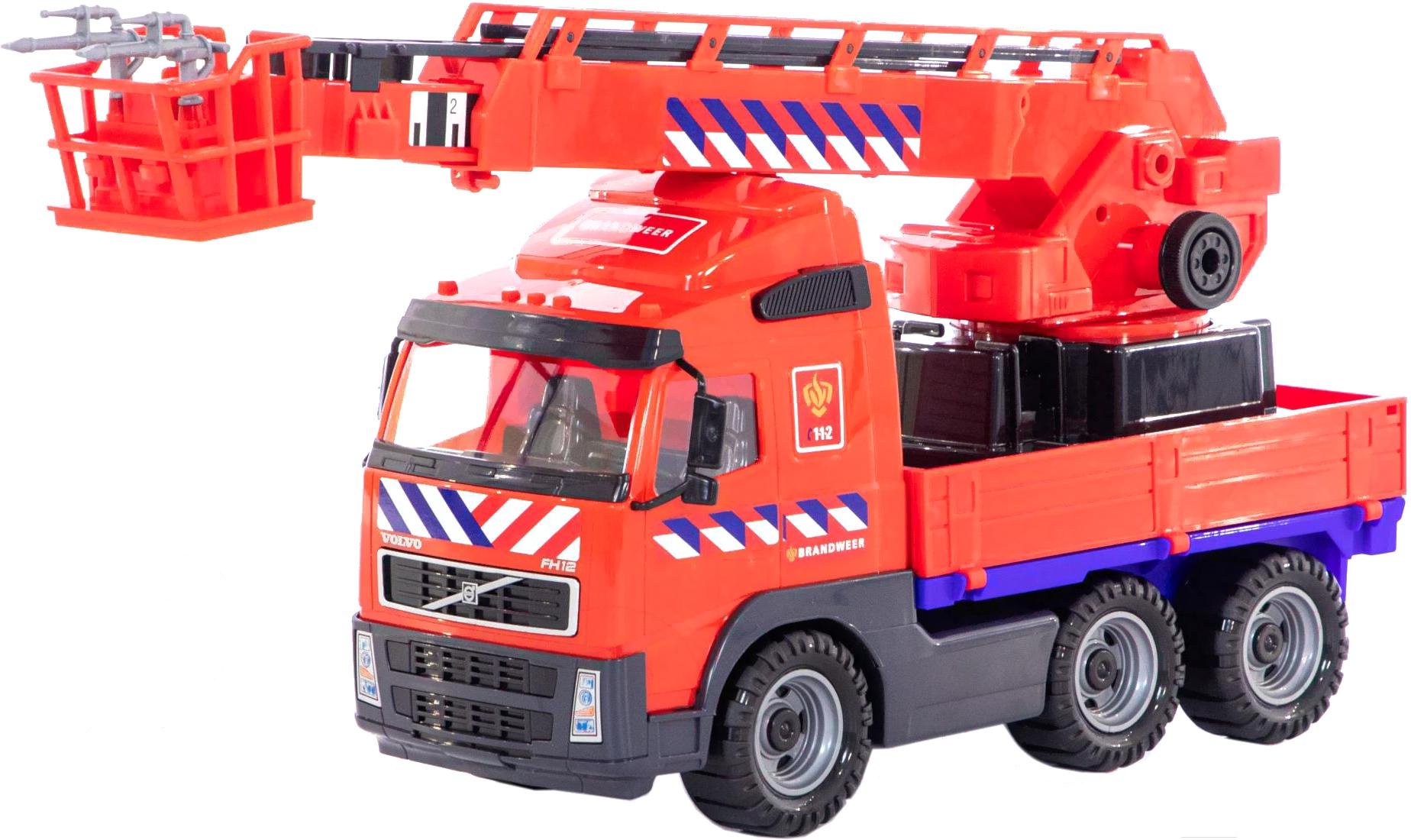 

Машинка Полесье Volvo пожарный [77301], Машинка Полесье Volvo пожарный 77301