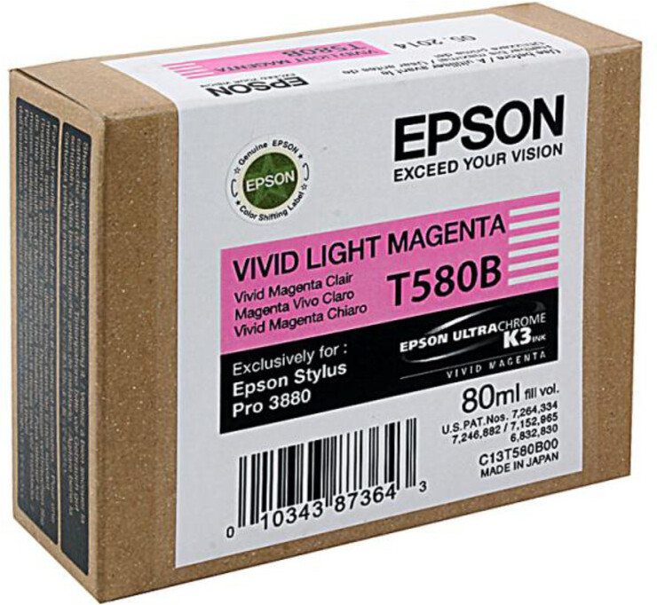 

Картридж для принтера Epson C13T580B00, Картридж Epson C13T580B00