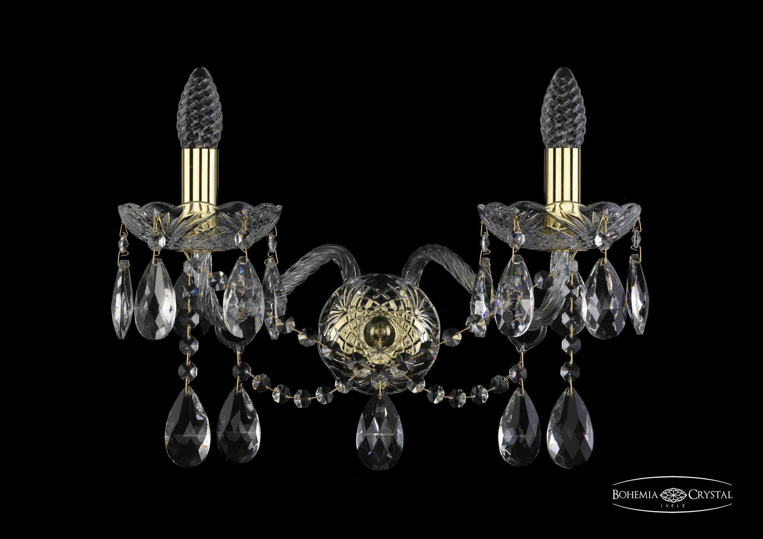 

Подвесная люстра Bohemia Ivele Crystal 1413B/2/200/XL/G, Бра Bohemia Ivele Crystal 1413B/2/200/XL/G