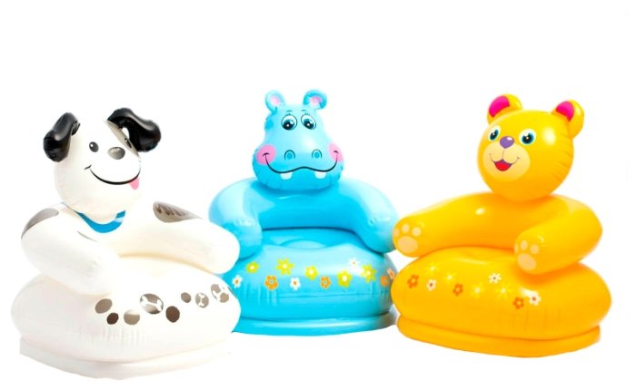 

Надувное кресло Intex Happy Animal +ремкомплект медведь [68556], Happy Animal +ремкомплект