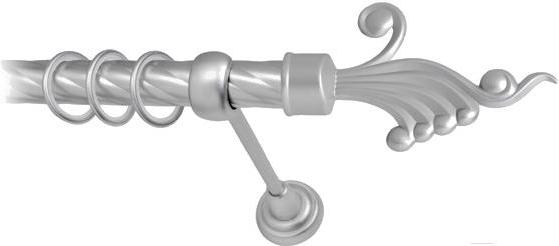 

Карниз Lm Decor Кения 023 1р витой 25мм 2м сатин, Кения 023 1р витой 25мм 2.0м