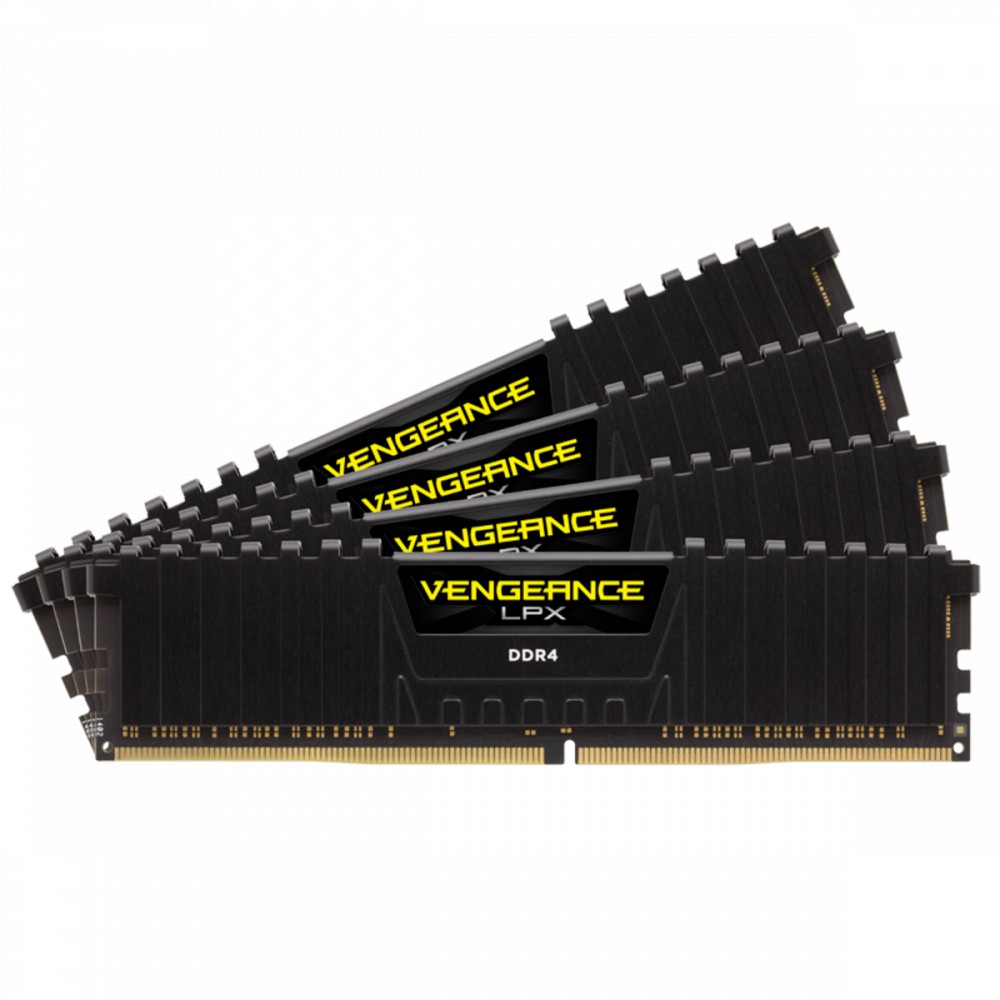 

Оперативная память Corsair 64Gb DDR4 2400MHz Vengeance LPX 4x16Gb Kit [CMK64GX4M4A2400C16], 64Gb DDR4 2400MHz Vengeance LPX 4x16Gb Kit