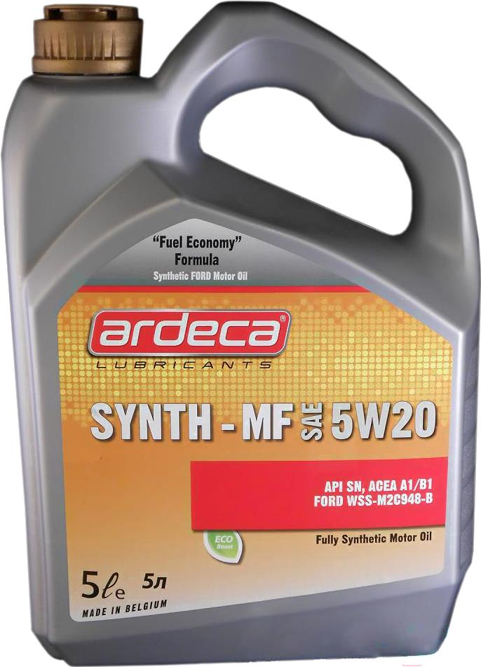 

Моторное масло Ardeca Synth-MF 5W20 5л, Synth-MF 5W20 5л