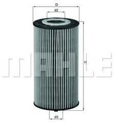 

Фильтр масляной Knecht/Mahle OX358D, OX358D
