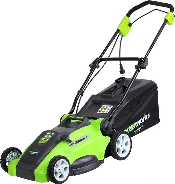 

Газонокосилка электрическая Greenworks GLM1240 [2505207], GLM1240