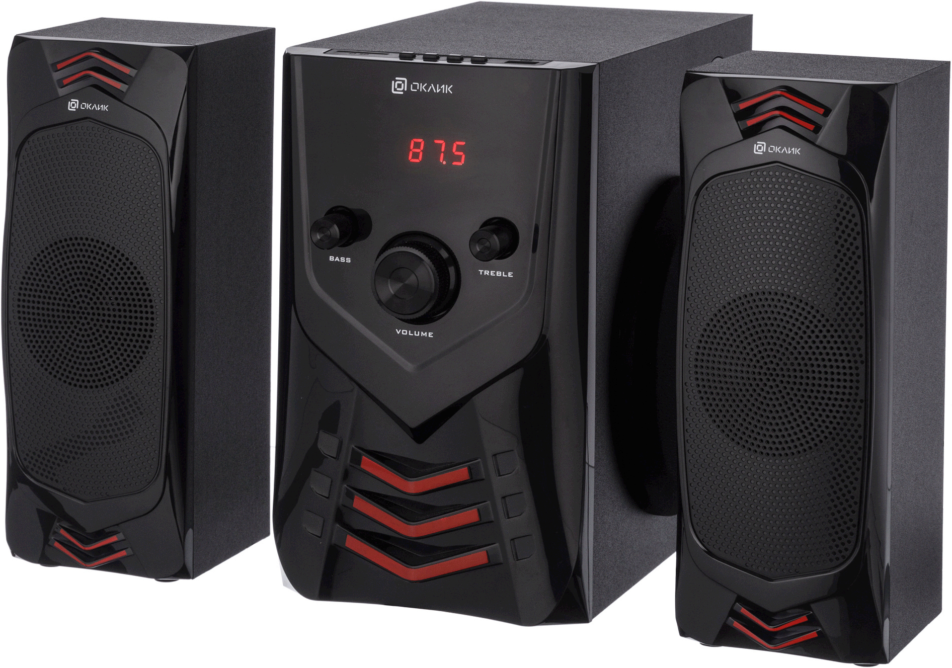 

Мультимедиа акустика Oklick OK-432 черный, Колонки Oklick OK-432