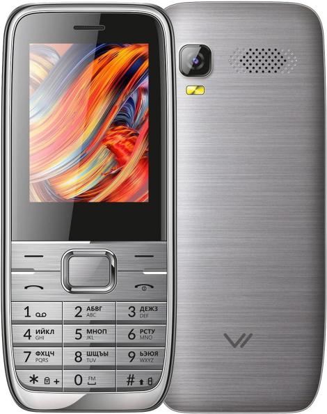 

Мобильный телефон Vertex D533 серебро, D533