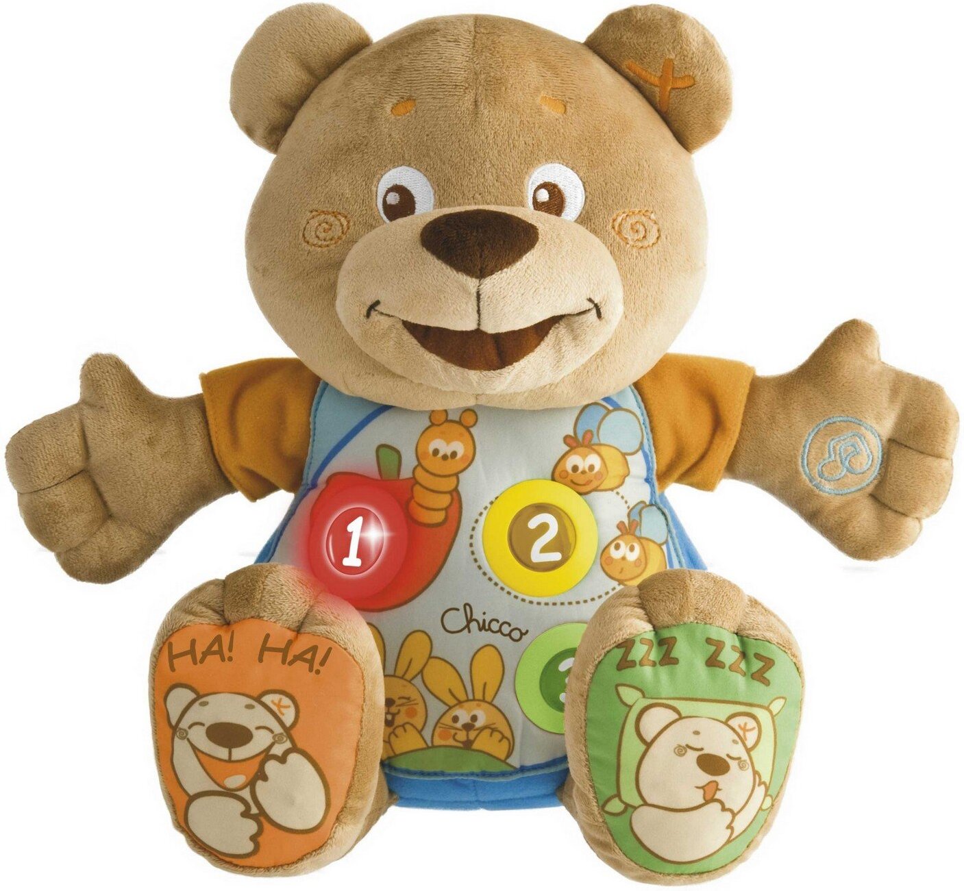 

Развивающая игрушка Chicco Говорящий мишка Teddy (60014000180), Развивающая игрушка Chicco Говорящий мишка Teddy 340628069 60014000180