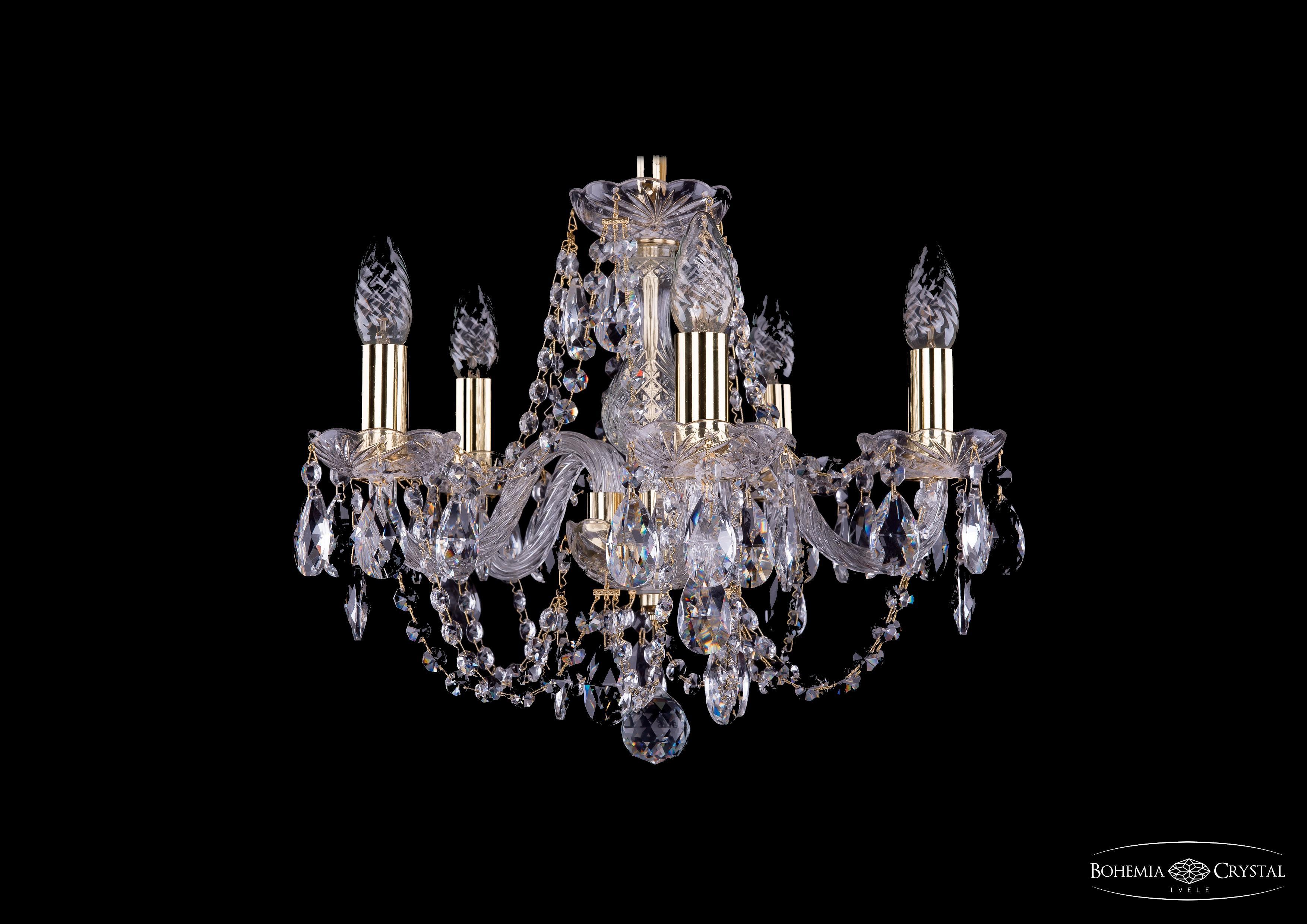 

Подвесная люстра Bohemia Ivele Crystal 1406/5/141/G