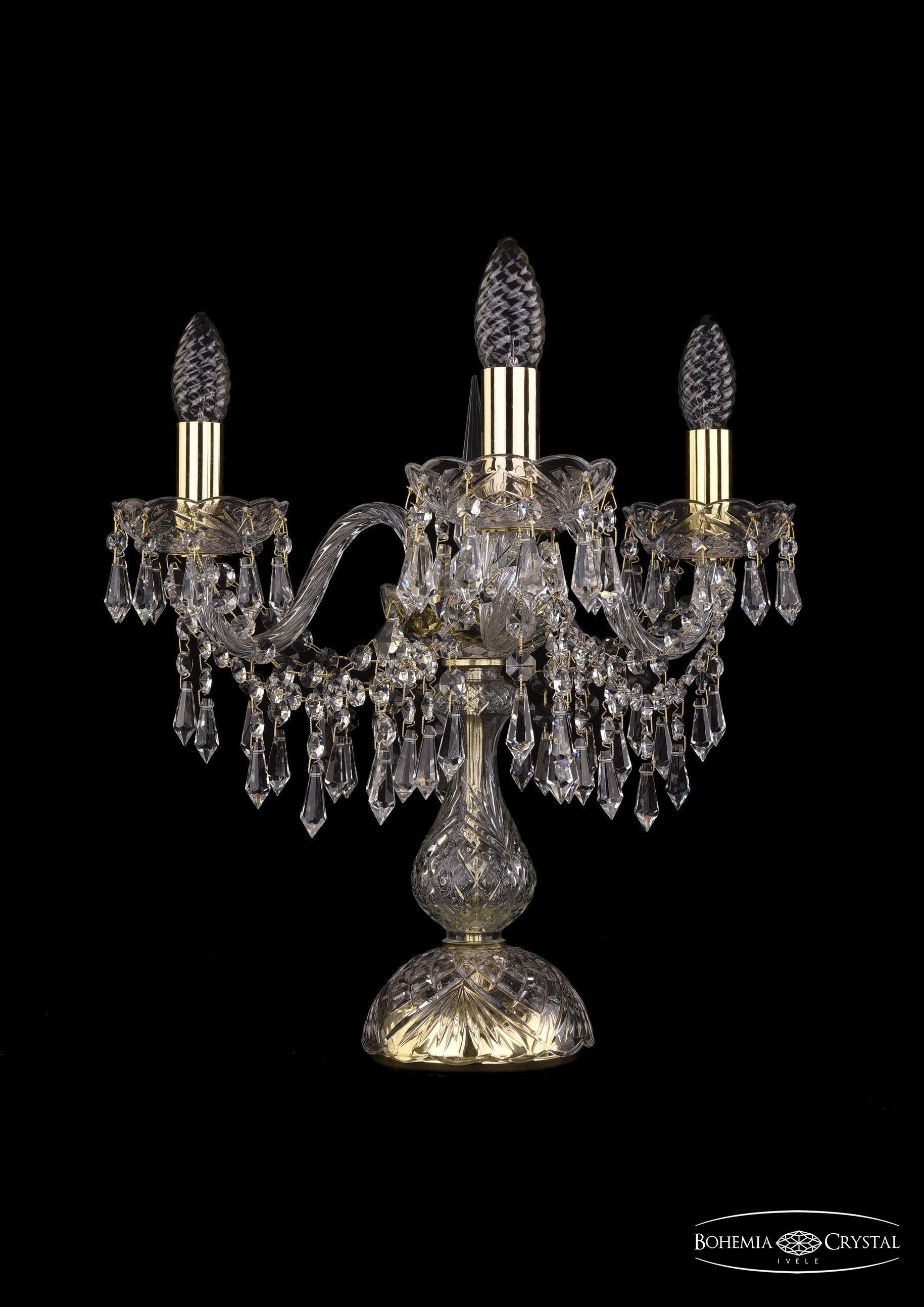 

Подвесная люстра Bohemia Ivele Crystal 1403L/3/141-39/G, Настольная лампа Bohemia Ivele Crystal 1403L/3/141-39/G
