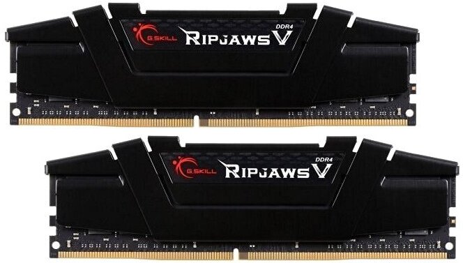 

Оперативная память G.Skill DDR IV 32Gb KiTof2 PC-25600 3200MHz Ripjaws V [F4-3200C16D-32GVK], Оперативная память G.SKILL Ripjaws V 2x16GB DDR4 PC4-25600 F4-3200C16D-32GVK