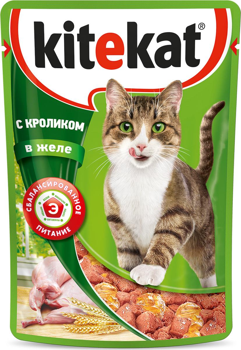 

Корм для кошек Kitekat С кроликом в желе (85г), С кроликом в желе 85г