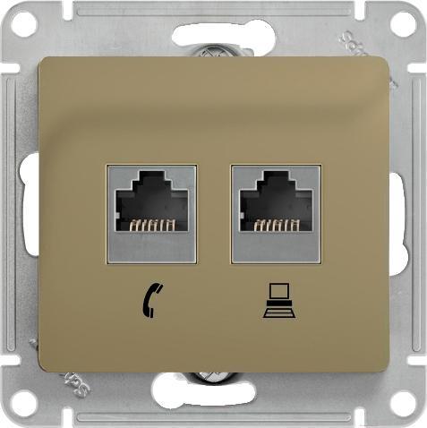 

Розетка Schneider Electric Glossa GSL000485, Glossa GSL000485