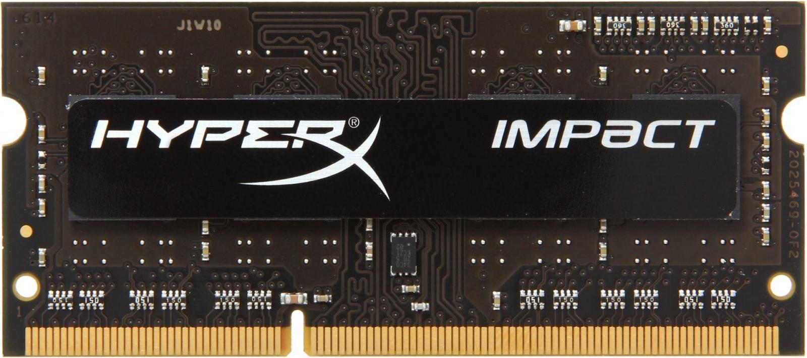 

Оперативная память Kingston HyperX Impact HX316LS9IB/4, HyperX Impact 4GB DDR3 SO-DIMM PC3-12800