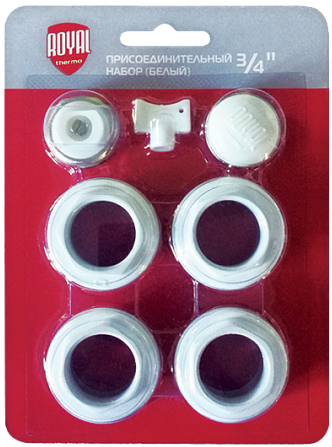 

Набор присоединительный Royal Thermo 3/4'' (white)