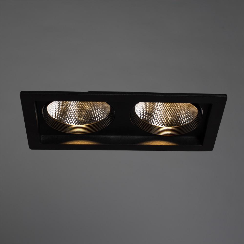 

Встраиваемый светильник ARTE Lamp A7007PL-2BK, A7007PL-2BK