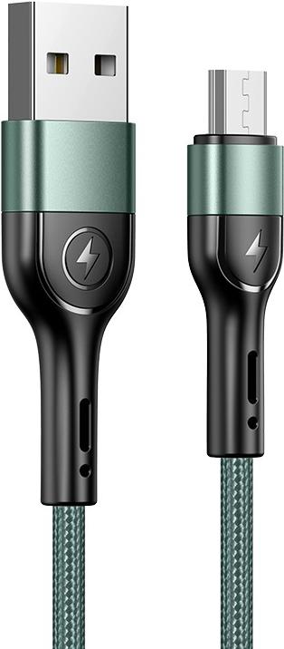 

Кабель для компьютера Usams U55 Aluminum Alloy Braided 1.0м зеленый [SJ450USB02], USAMS U55 Aluminum Alloy Braided 1.0м SJ450USB02 зеленый