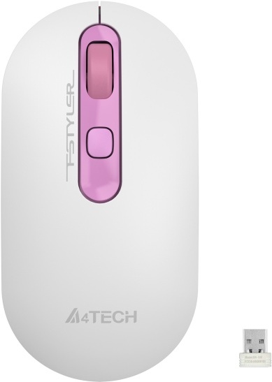 

Мышь A4Tech Fstyler FG20 Sakura (белый/розовый)