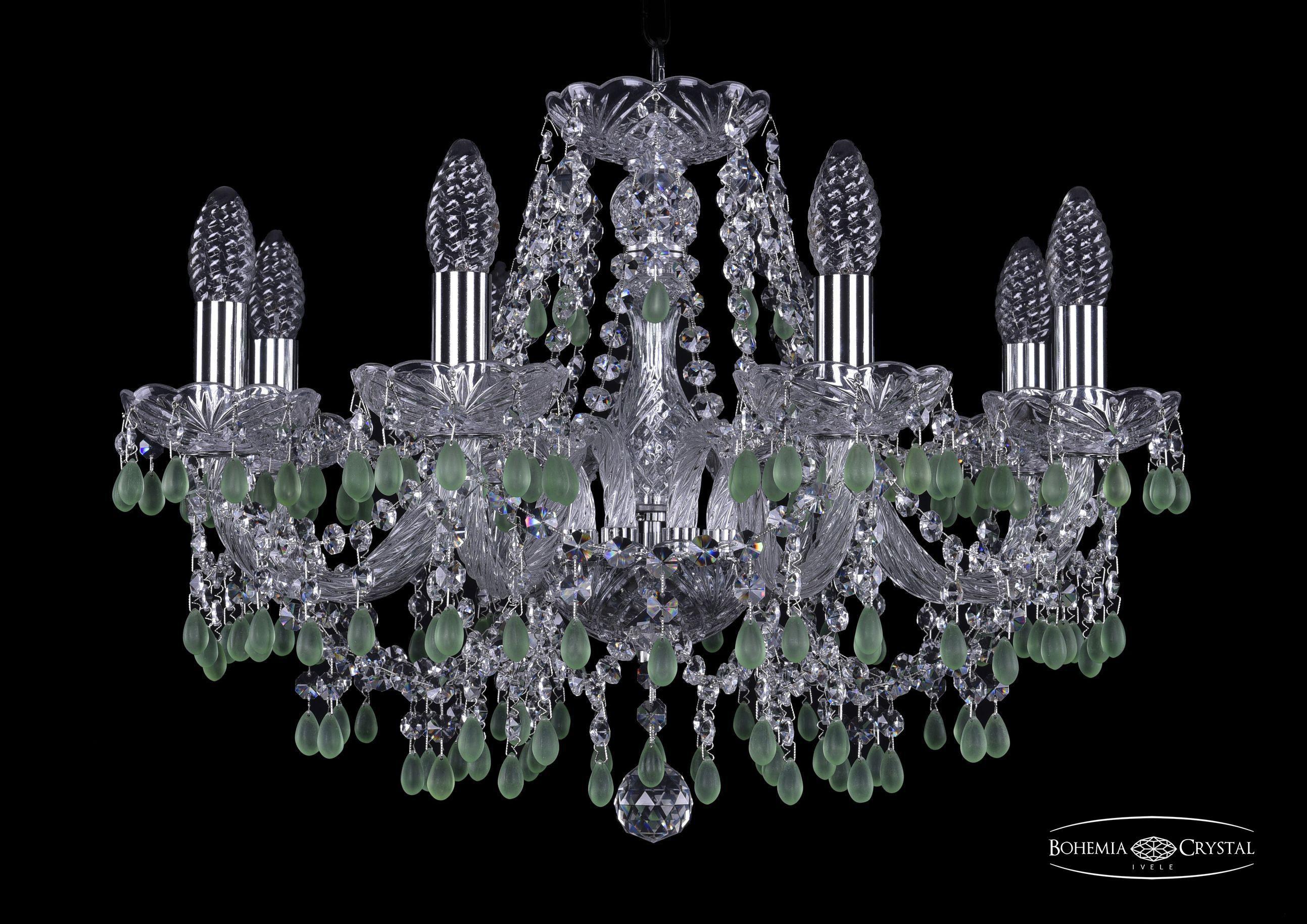 

Подвесная люстра Bohemia Ivele Crystal 1410/8/195/Ni/V5001