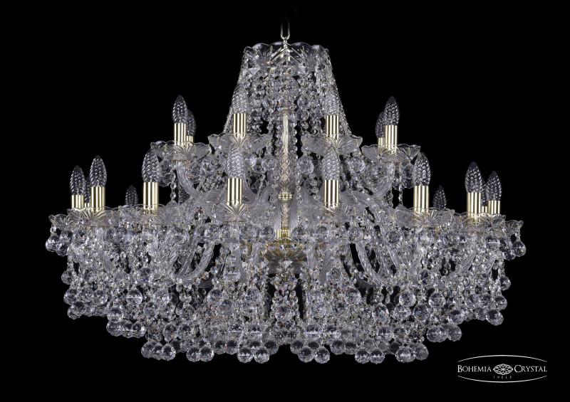 

Подвесная люстра Bohemia Ivele Crystal 1409/16+8/360/G