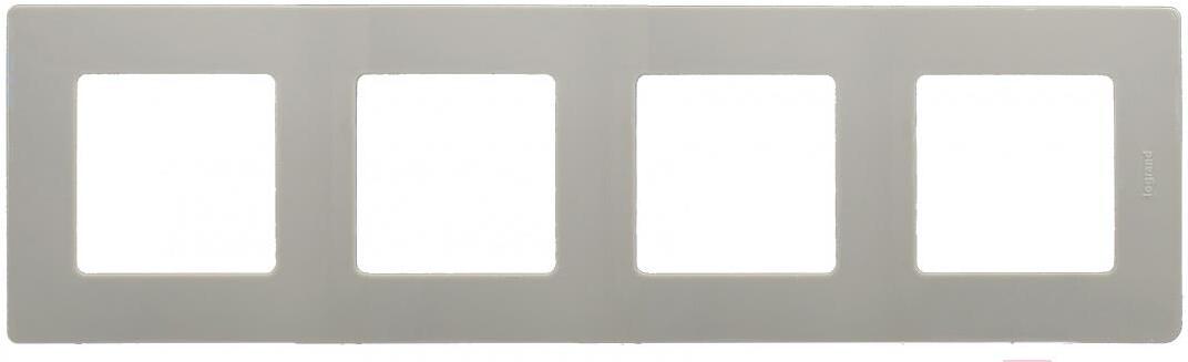 

Рамка Legrand Etika 672524 светлая галька