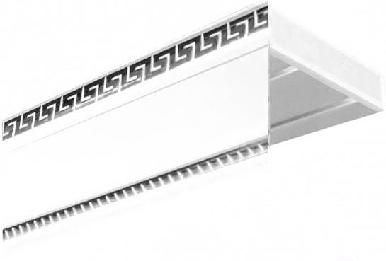 

Карниз АС ФОРОС УК Дива 2-рядный 2.4м белый/хром, УК Дива 2-рядный 2.4м