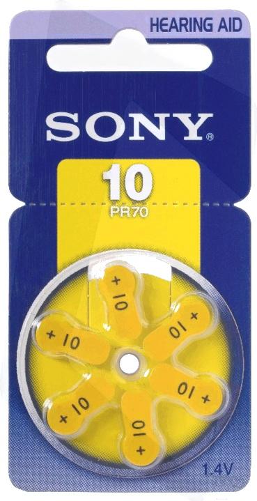 

Комплект батареек Sony PR10D6N (6шт), PR10D6N (6шт)