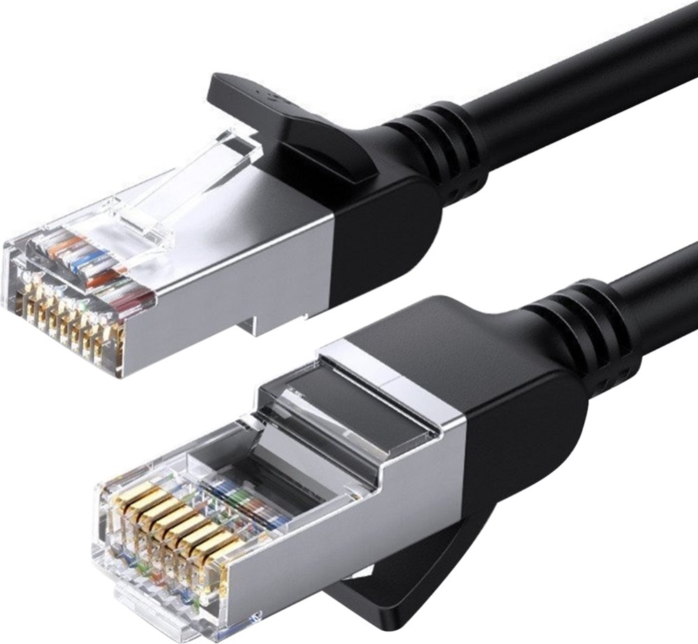 

Кабель UGREEN NW101-50194 Сетевой CAT6, 8-жильный, бескислородная медь 24AWG, скорость до 1Гбит/с, Наружный диаметр: 6 мм, силиконовый, 5m, Black