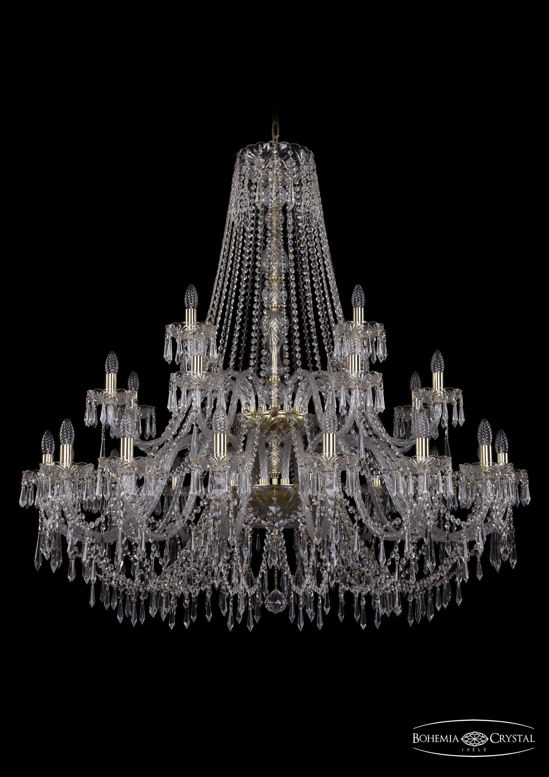 

Подвесная люстра Bohemia Ivele Crystal 1403/16+8+4/460/2d/G