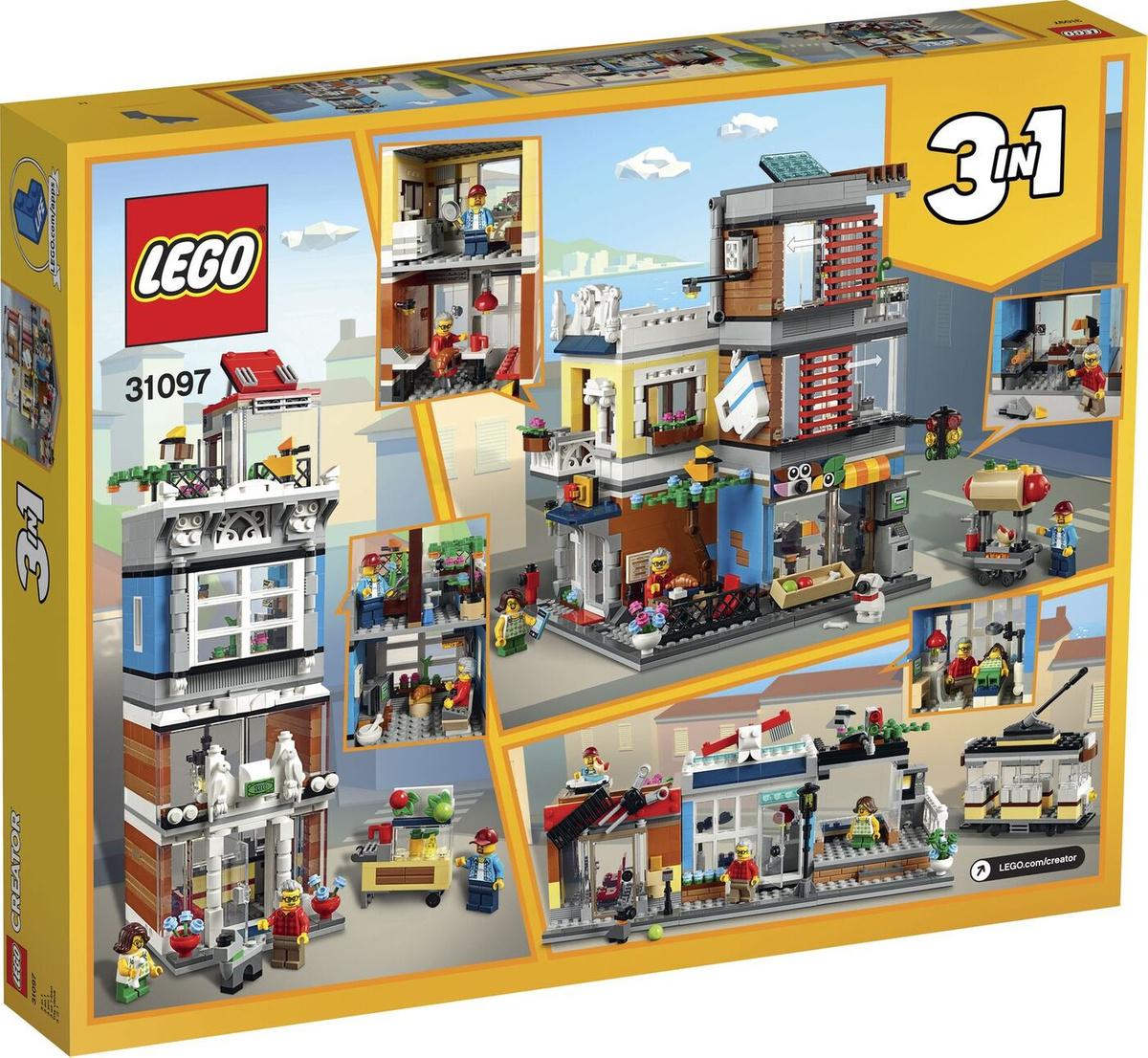 

Конструктор LEGO Зоомагазин и кафе в центре города [31097], Зоомагазин и кафе в центре города