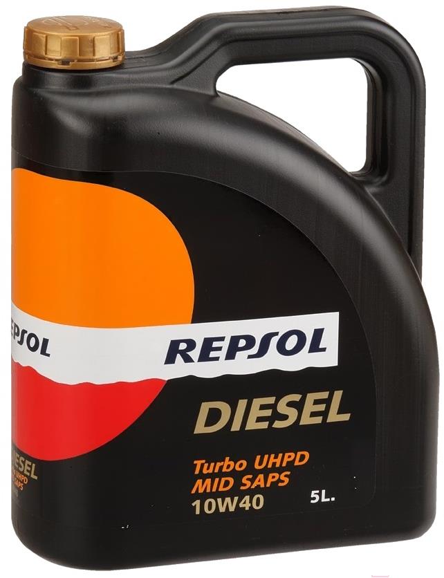 

Моторное масло Repsol Diesel Turbo UHPD Mid Saps 10W40 5л [RP037K55], Diesel Turbo UHPD Mid Saps 10W40 5л