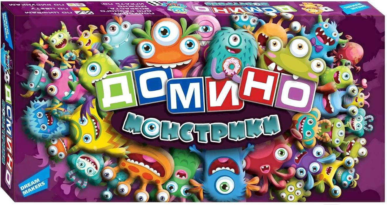 

Настольная игра Dream Makers Домино Монстрики, Домино Монстрики