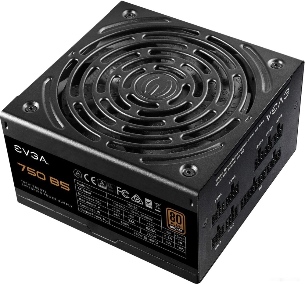 

Блок питания EVGA 750W B5 (220-B5-0750-V2)