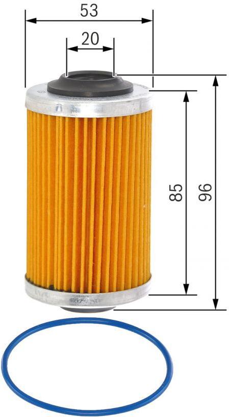 

Фильтр масляной Bosch F026407109, F026407109