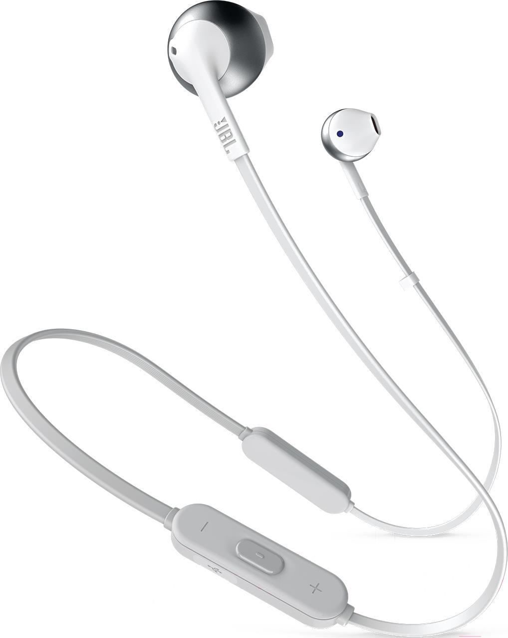

Наушники-гарнитура JBL T205BT / T205BTSIL (серебристый), T205BT