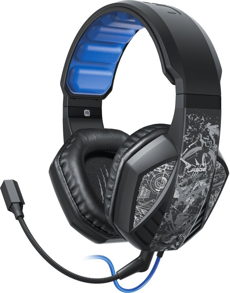 

Наушники Hama uRage SoundZ 300 черный, Наушники с микрофоном Hama uRage SoundZ 300 черный (00186009)