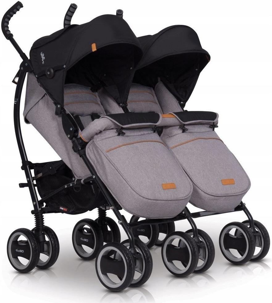

Детская коляска прогулочная EasyGo DUO COMFORT Grey Fox [140054], DUO COMFORT