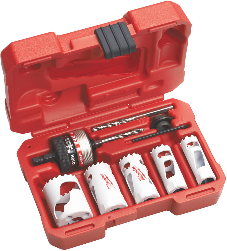 

Набор оснастки Milwaukee 49224083, Коронка Milwaukee Набор Bi-Metall 7шт 49224083