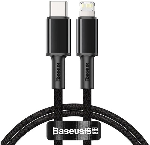 

Кабель Baseus CATLGD-A01 High Density Braided Fast Charging Data Cable Type-C to Lightning PD 20W 2m Black, Кабель Baseus CATLGD-A01 High Density Braided Fast Charging Data Cable Type-C to Lightning PD 20W 2m Black (Baseus High Density Braided Fast Chargi