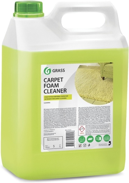 

Чистящее средство Grass Carpet Foam Cleaner (5.4кг) [125202], Чистящее средство Grass Carpet Foam Cleaner (5.4кг) 125202