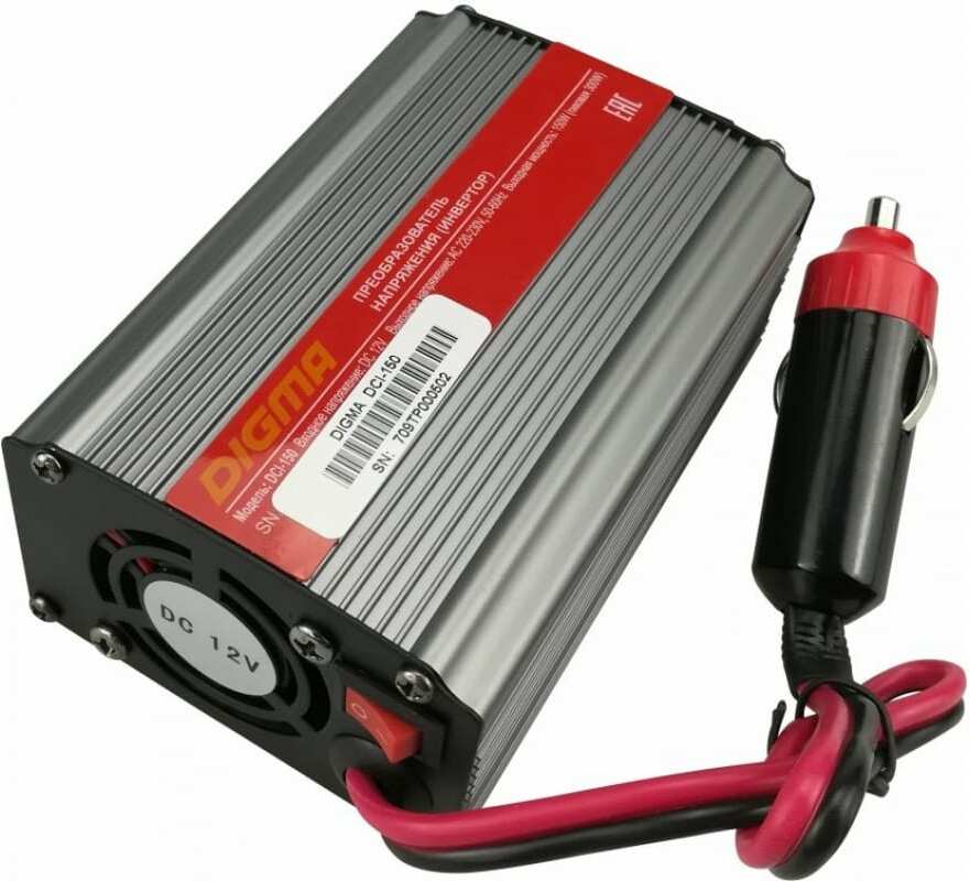 

Автомобильный инвертор Digma DCI-150 150Вт, (Digma DCI-150)