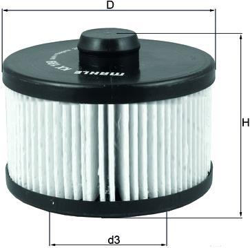 

Фильтр топливный Knecht/Mahle KX199D, KX199D