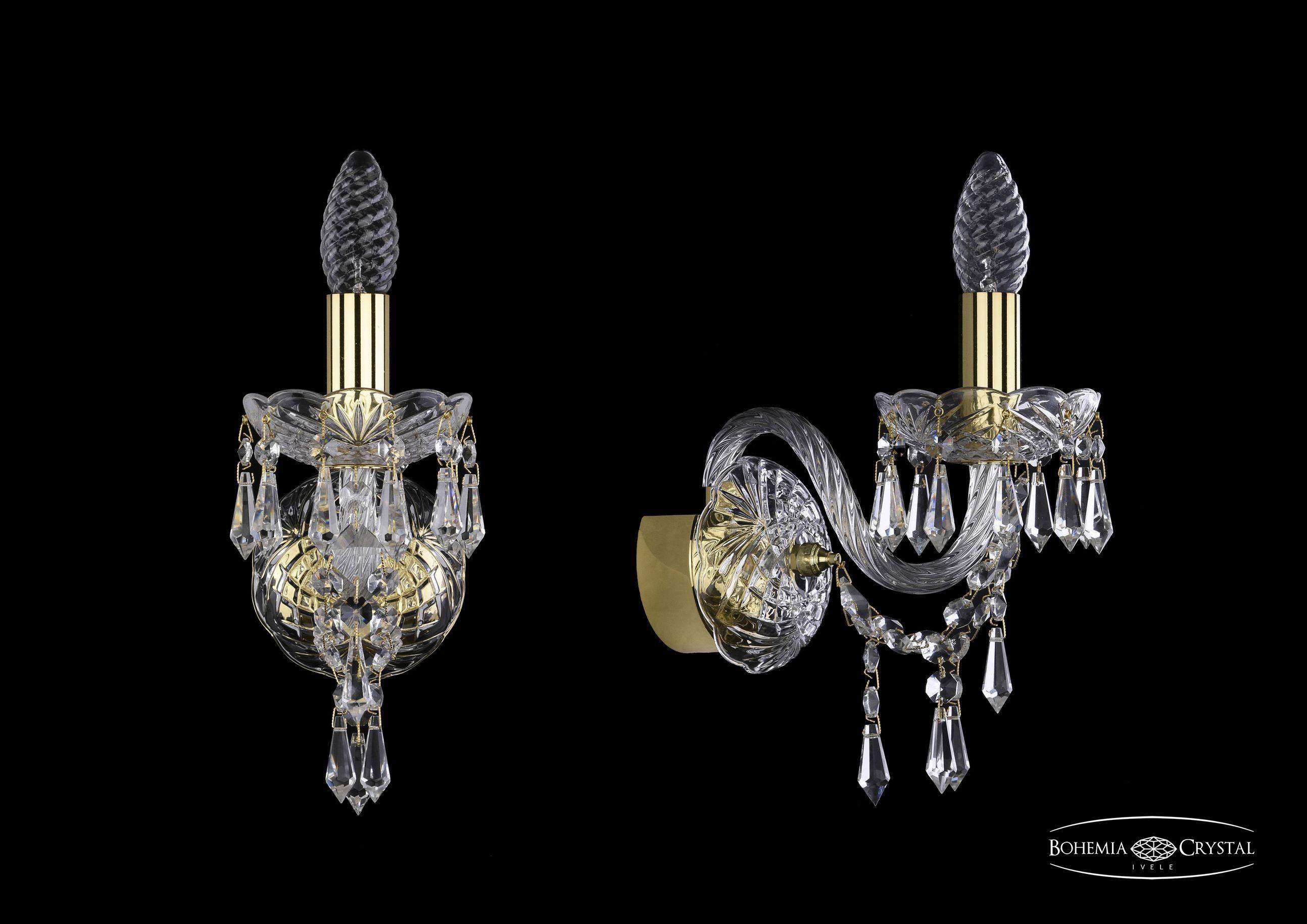 

Подвесная люстра Bohemia Ivele Crystal 1403B/1/141/G, Бра Bohemia Ivele Crystal 1403B/1/141/G